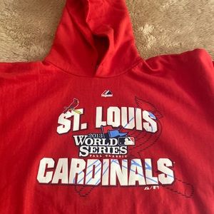 St Louis Cardinals 2013 World Series Hoody Sz XL